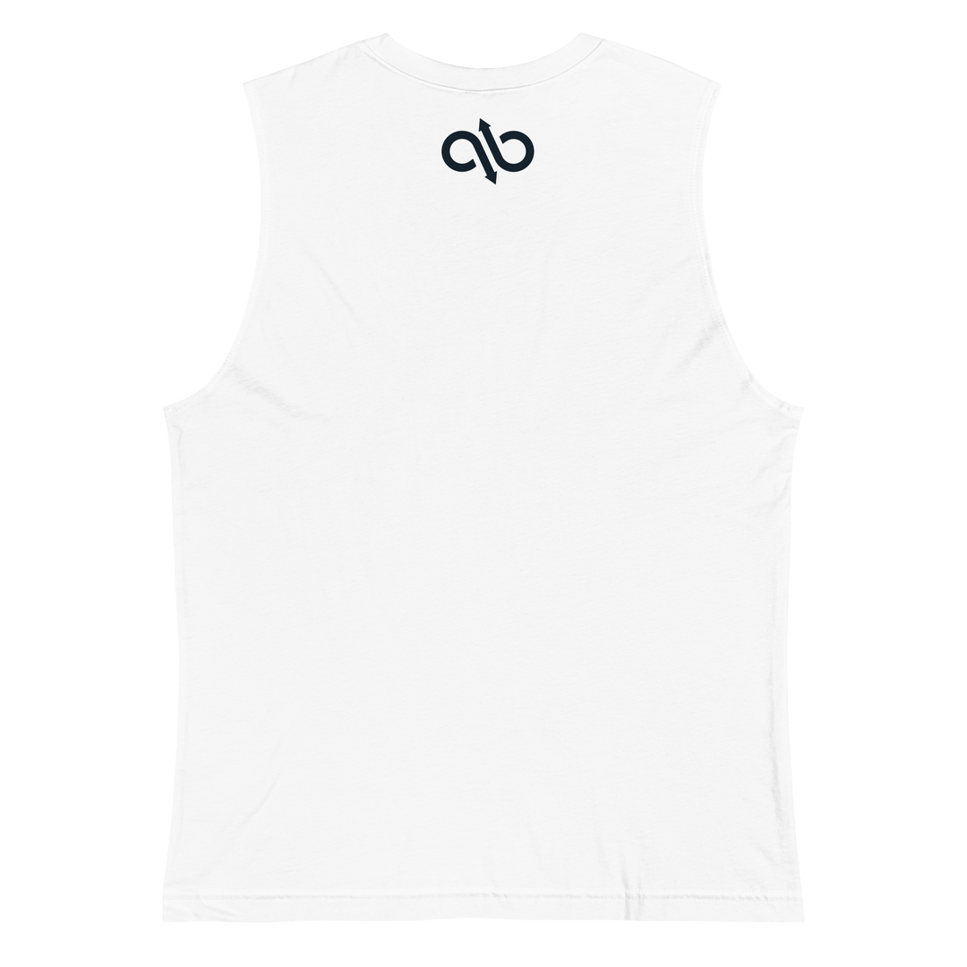 Viking Throne Muscle Tank - White