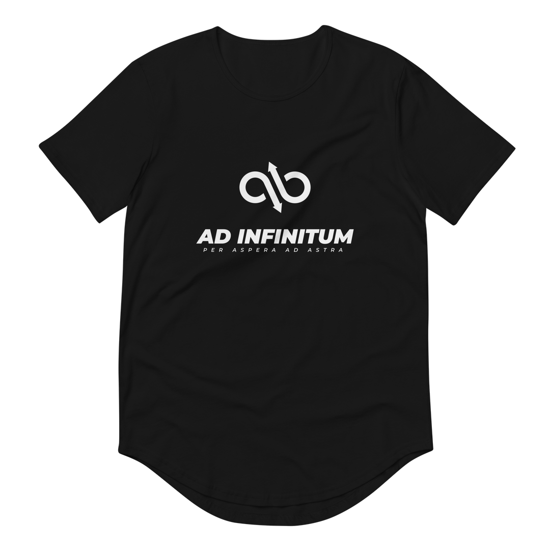 Ad Infinitum Curved Hem T-Shirt
